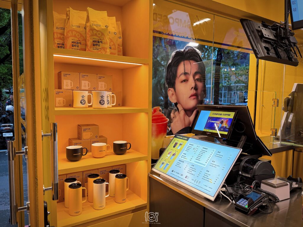 台北｜捷運南京復興站咖啡推薦！compose coffee 來台灣，代言人是bts v