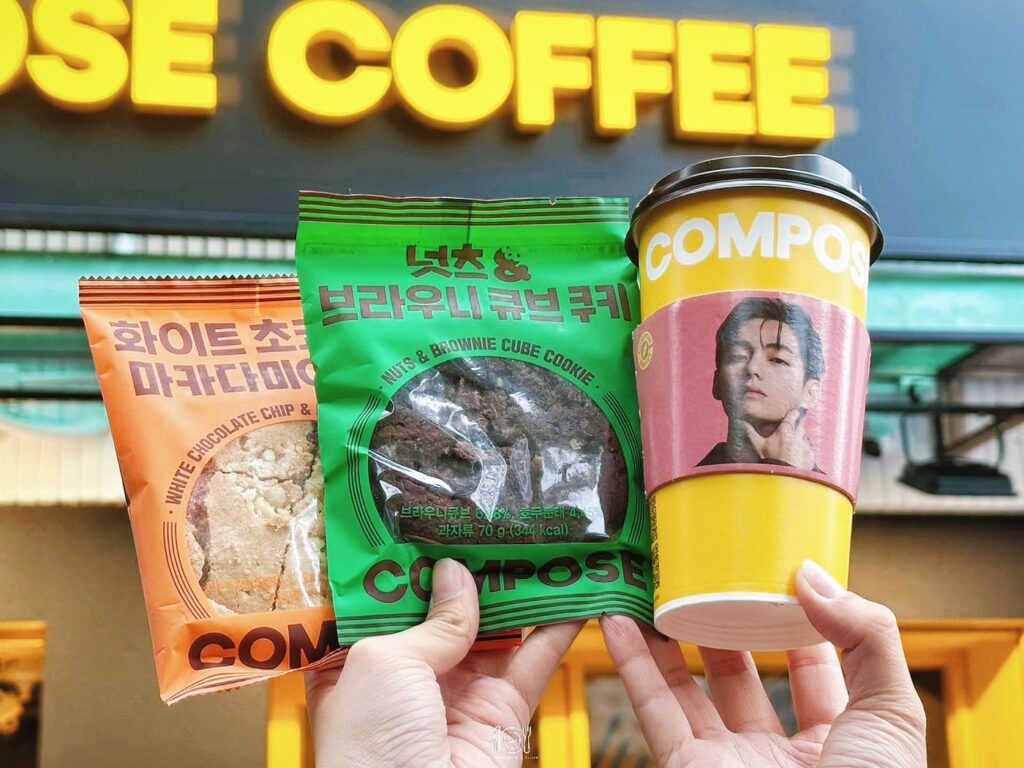 台北｜捷運南京復興站咖啡推薦！compose coffee 來台灣，代言人是bts v