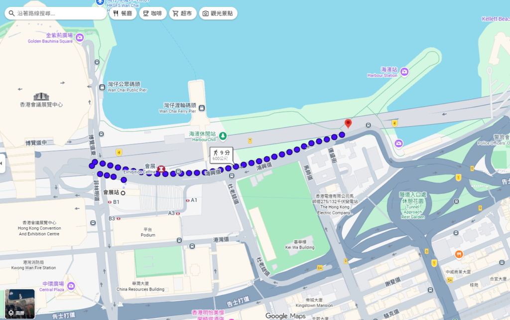 香港｜維多利亞港小電視&灣仔海濱站，一出站就是海的絕美景觀不能錯過
